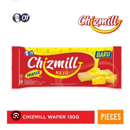 

Wafer Chizmill Keju 110gr Original