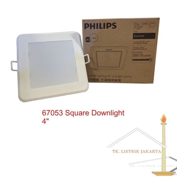 Downlight Kotak 67053 4" LED 7.4 W Recessed LED Philips