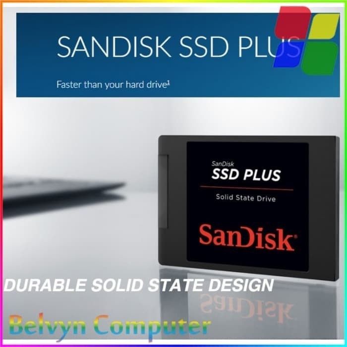 Sandisk Ssd Plus 1Tb Sata 2.5 Inch Hdd Hardisk Internal Pc Laptop