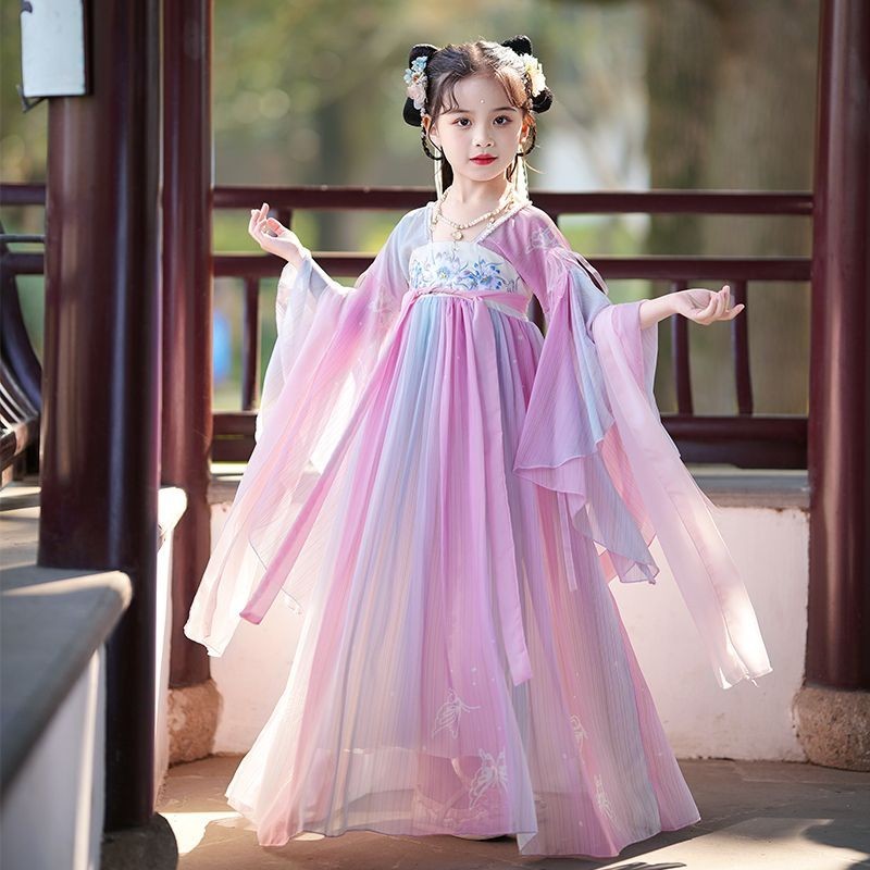 Baju Kostum Kuno Anak Perempuan Gaun Han Super Peri Baru