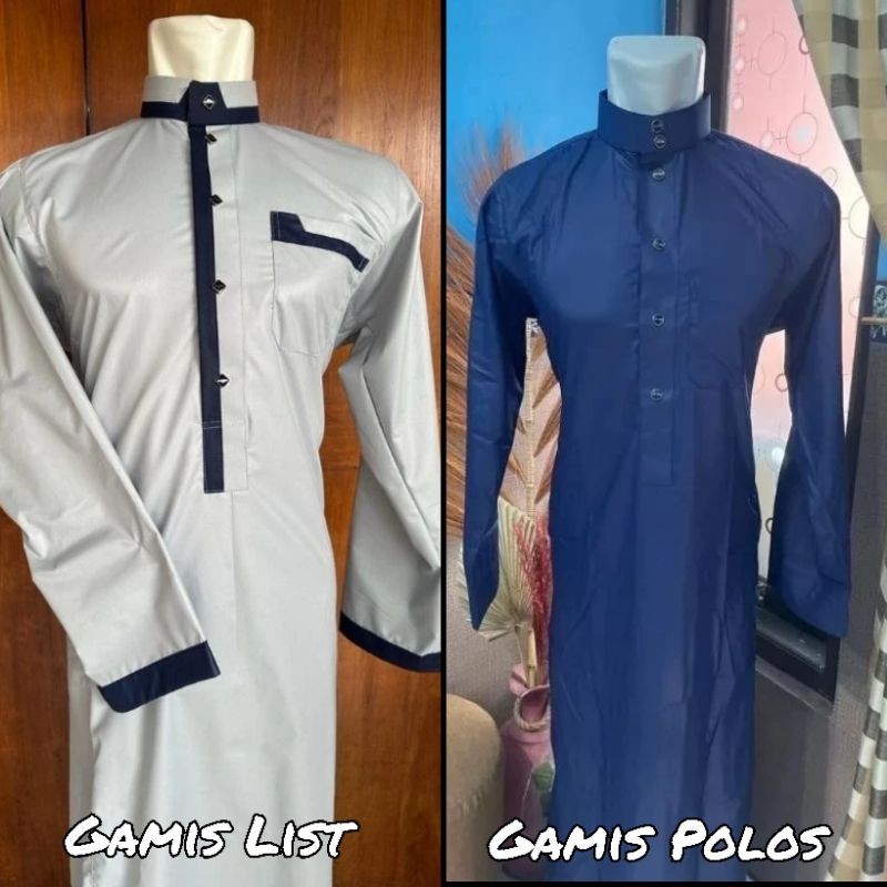 [Bahan halus dan Nyaman] Gamis Allebas dewasa/gamis Saudi/gamis polyster/gamis putih/gamis