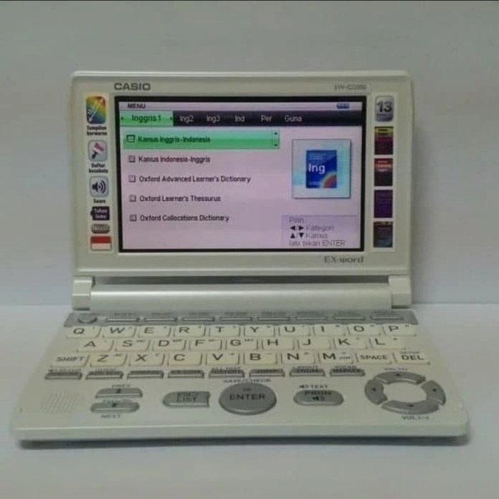 Kamus Inggris Elektronik Casio Ew-Id2000 Ex-Word Electronic Dictionary