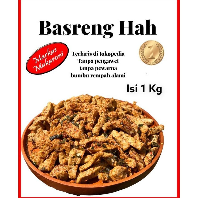 

Promo basreng pedas daun jeruk 1kg PS10