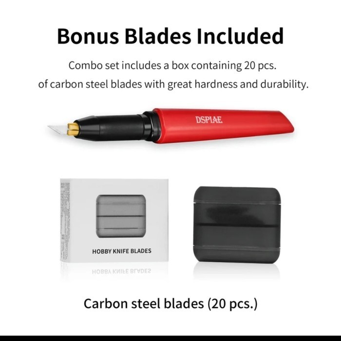

Dspiae Pt-Dk Precision Hobby Knife Pen Knife Pen Cutter Model Kit