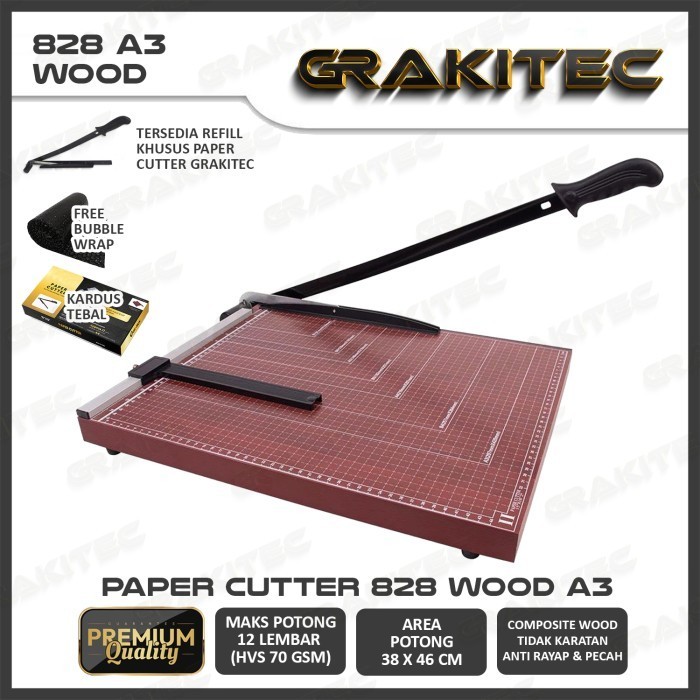 

Paper Cutter A3 Alat Potong Kertas Grakitec