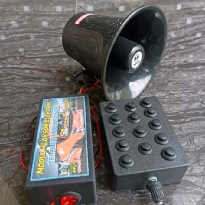 Klakson Denso Telolet Bus Mobil Motor Sirine Speaker Toa Basuri Modul