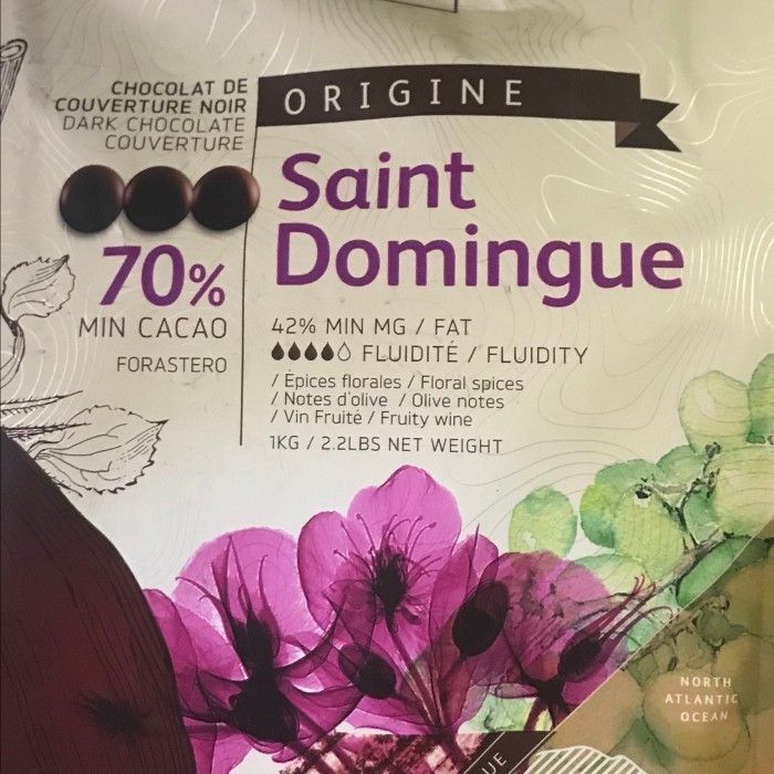 

Adlian Cacao Barry St Domingue Dark 70% Chocolate Couverture [ Repack 250Gr ]