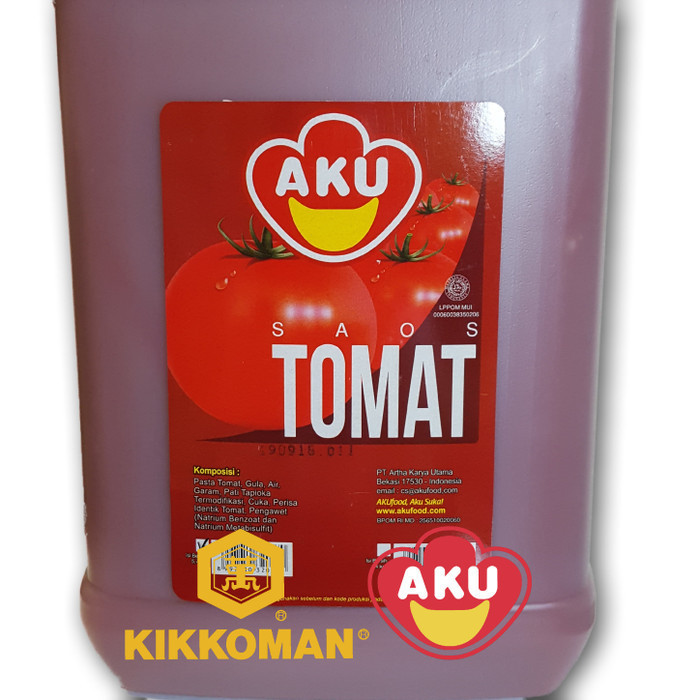 

Saus Tomat Aku Jerigen 5.7Kg