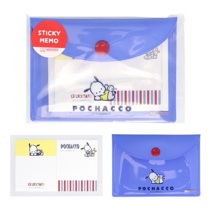 

Sticky Note with Retro Case Sanrio Memo Mini Pouch Limited Edition