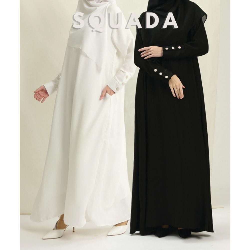 Gamis Abaya Remaja Squada Medina Dress Umroh Silk Dress Lebaran Cantik Gamis Abaya Remaja