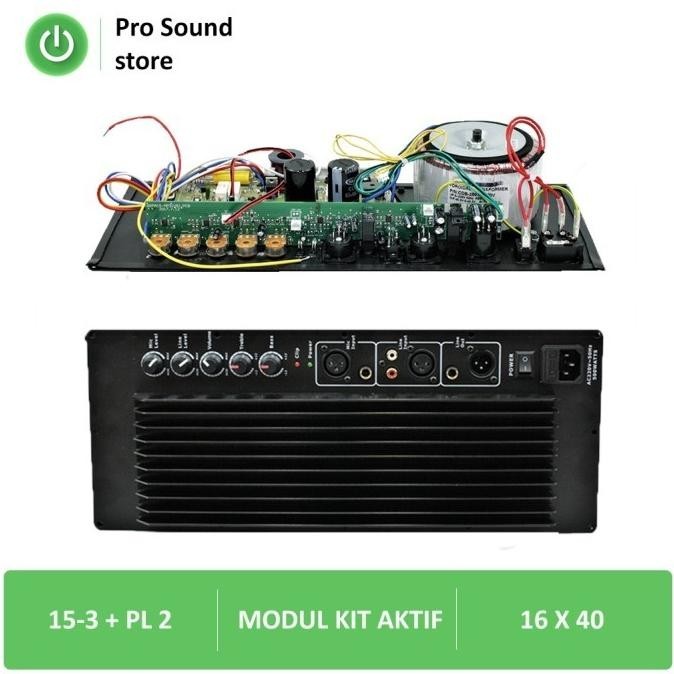 Modul Kit Aktif PA 15-3 + PL 2 /KIT POWER MODUL SPEAKER ACTIVE PA 15-3