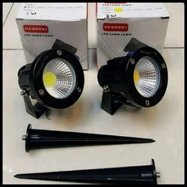 LAMPU TAMAN LED SOROT 7 WATT COB TANCAP OUTDOOR INDOOR