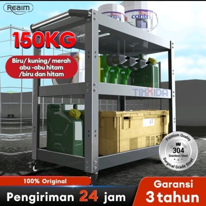 

Troli Bengkel Perkakas Rak 3 Susun Kuat Best Quality