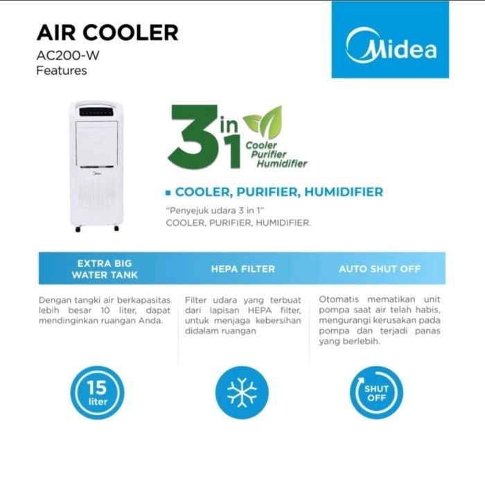 

Air Coller 7 Liter Ac200-W