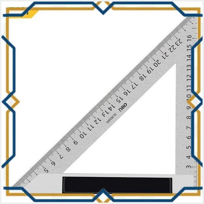 

[ETY] DELI PENGGARIS SEGITIGA SIKU BESI TUKANG TRIANGLE RULER SPEED SQUARE