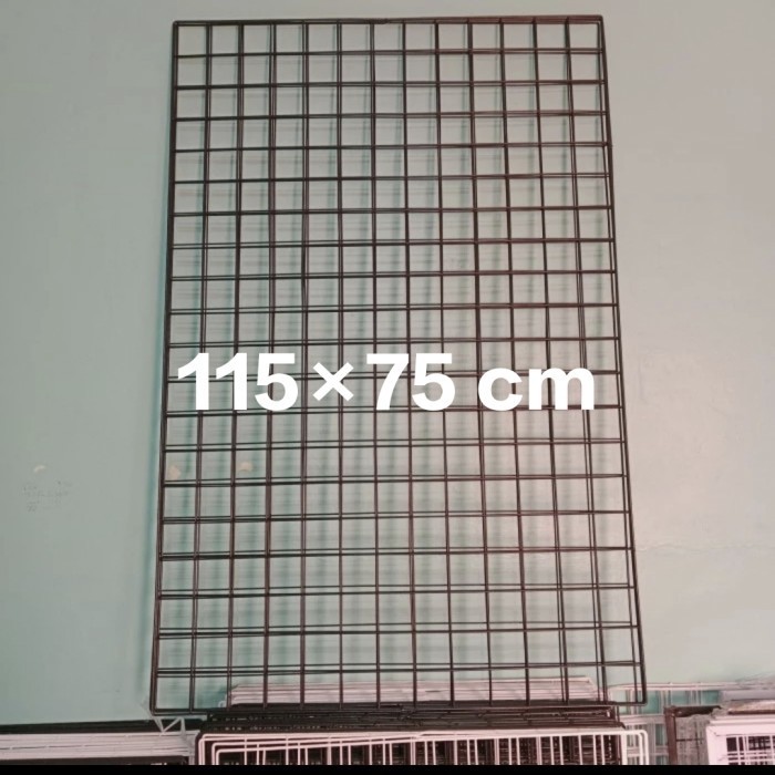 Ram kawat tebal 11575 cm, Rak display pajangan dinding tebal 5/3 mm