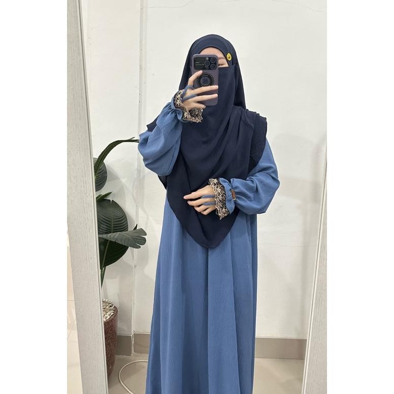 Gamis Abaya Remaja Basic Remaja Daily Dress Yumna Warna Habbabah Gamis Abaya Remaja