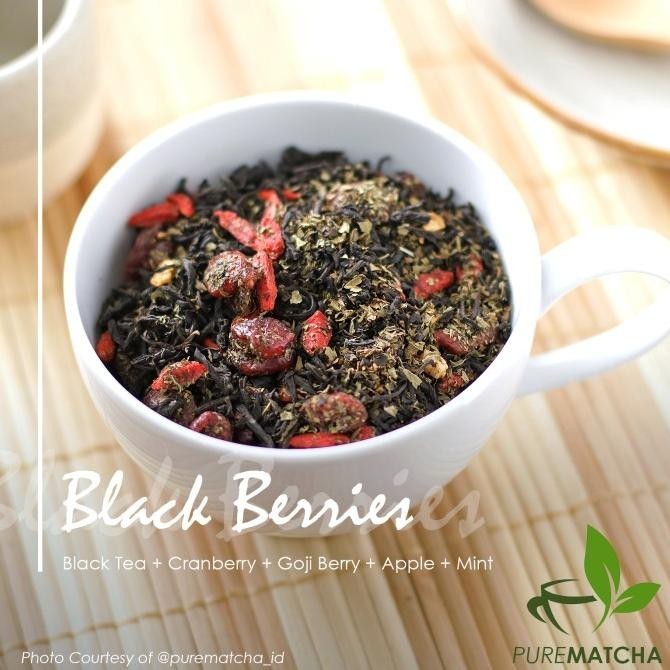 

Artisan Cafe Tea Black Tea Cranberry Goji Berry Mint Teh 100Gr