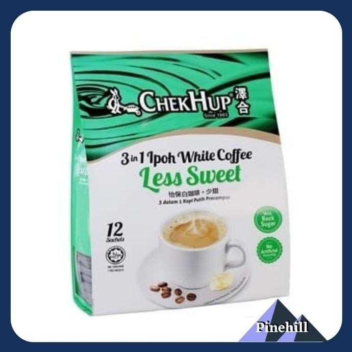 

Ipoh White Coffee 3 In 1 Less Sweet Sugar - Chek Check Hup / Chekhup