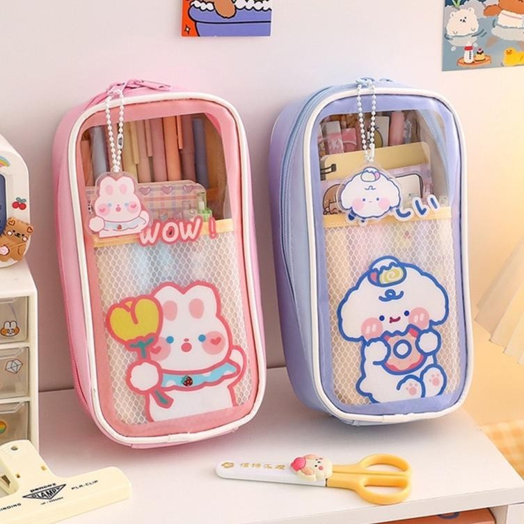 

HAPPY DAYS LARGE CAPACITY PENCIL CASE - TEMPAT ALAT TULIS