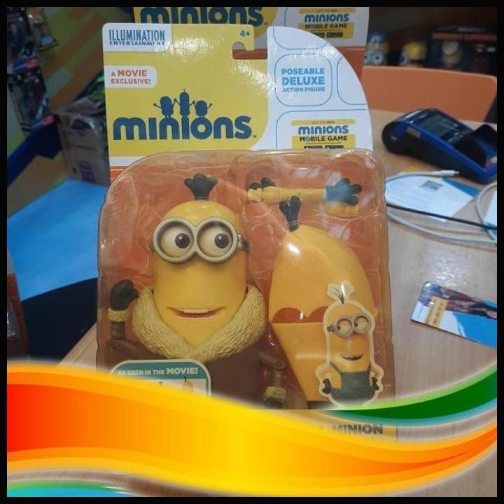 [XDR] MINIONS RARE KEVIN THE BANANA ACTION FIGURE THINKWAY TOYS