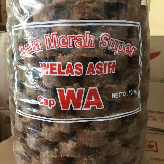 

Gula Merah Cap Wa Welas Asih 10 Kg