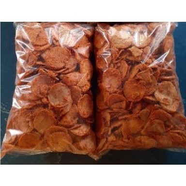 LT2 Basreng Bulat /Basreng Koin Rasa Pedas Balado/Basreng Kering Pedas Asin XLw