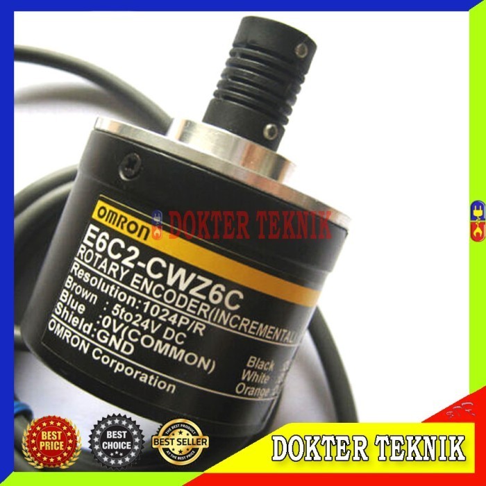 OMRON E6B2-CWZ6C Rotary Encoder E6B2 CWZ6C 1024P/R E6B2CWZ6C 1024 PR