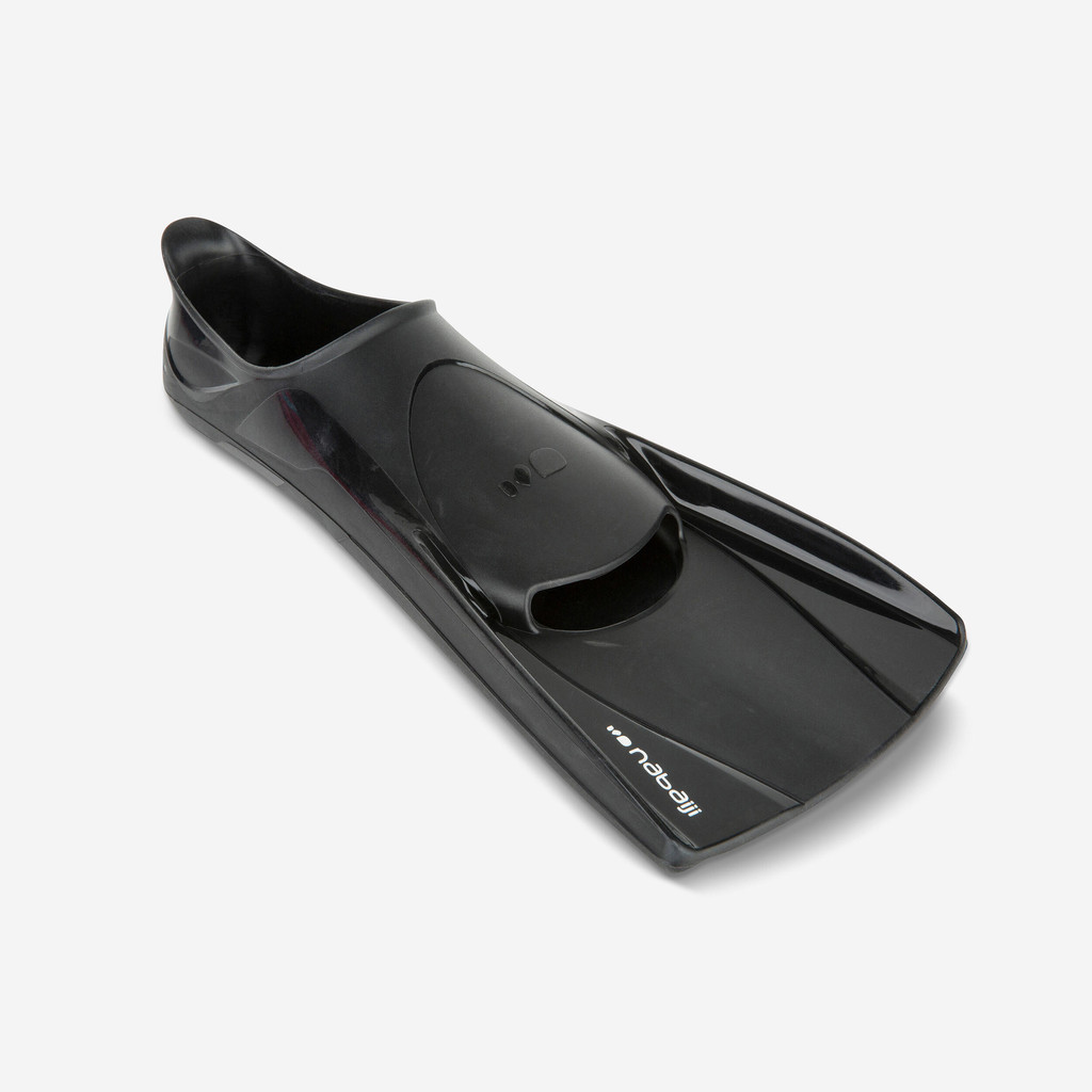Decathlon NABAIJI Fins Renang Pendek Silifins 500 Hitam - 8392325