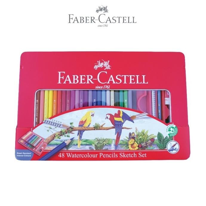 

Faber-Castell Watercolour Pencils set 48 Tin Case