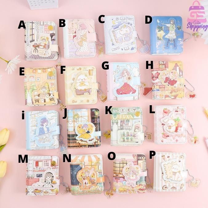

Mini Notebook Diary Magnetic Binder / Jurnal Agenda Buku Tulis - 6451 Baktioktavianiseller