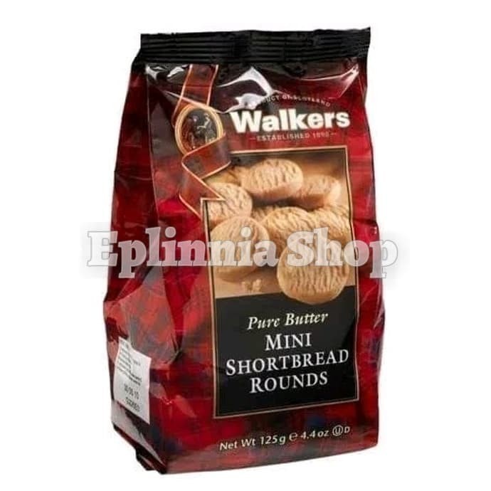 

Walker Walkers Ni Shortbread Cookie Cookies Butter Round 125 Gr