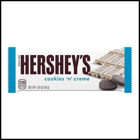 

[43Gr] Hershey'S Cookies N Creme 1.55 Oz - Hersheys Cookies And Cream