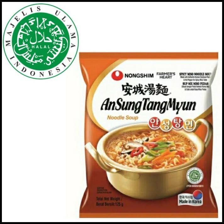 

[Logo Halal] Nongshim Ansungtangmyun - Sup Miso Pedas - Spicy Ramyun