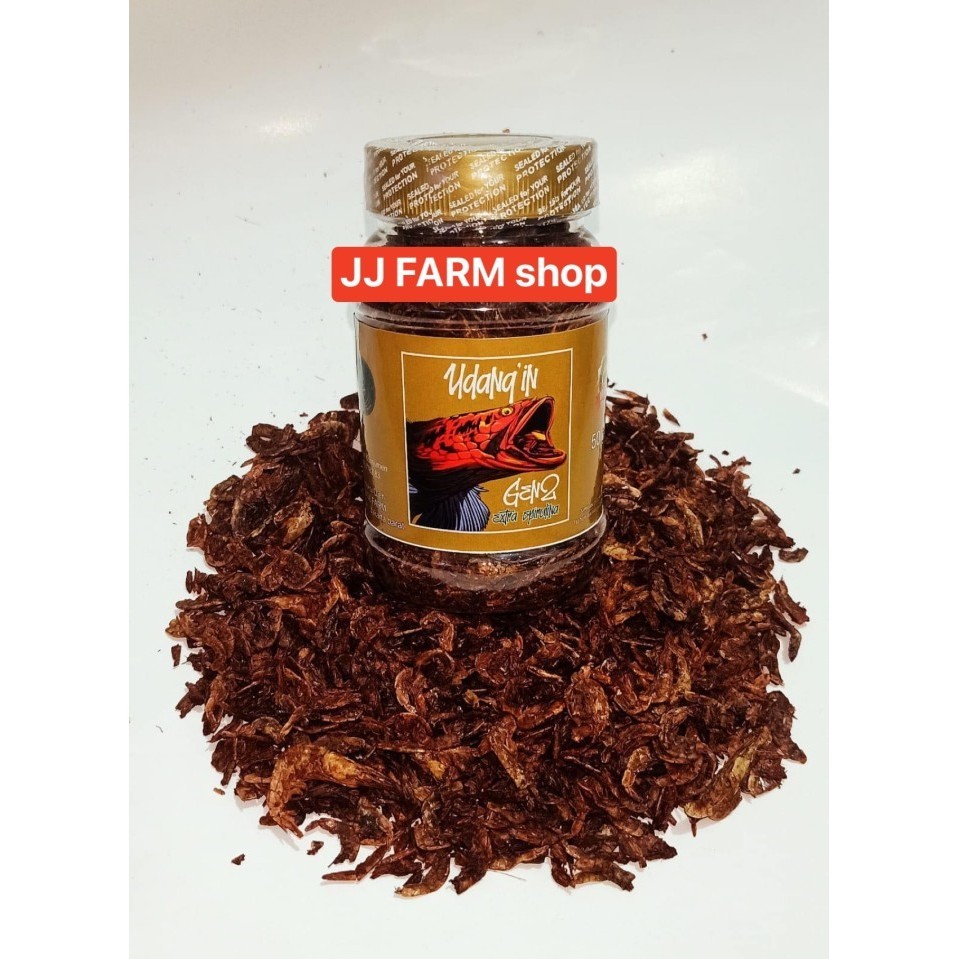 UDANG CAROPHYL RED RAMUAN BF1800 ASLI SUPER MERAH IKAN LOUHAN CHANNA