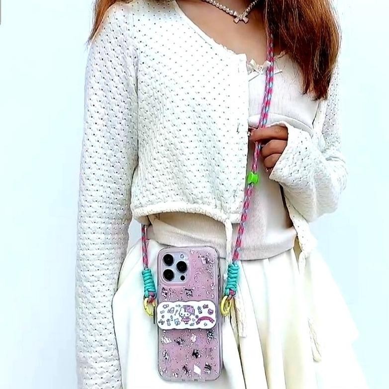 

g-24 (TERBARU) TALI LANYARD MOTIF WARNA WARNI UNIVERSAL Flash Sale Viral