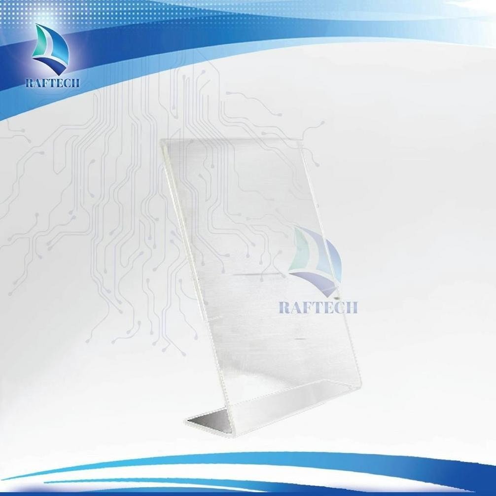 

Buy 1 Get 1 Acrylic Tent Card Potrait A5 Tipe L / Standing Acrylic A5 Bayar Ditempat