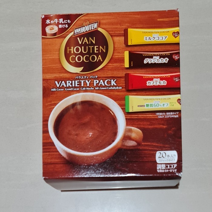 

Van Houten Cocoa Japan Variety Pack 20 Sachets 305 Gram K01