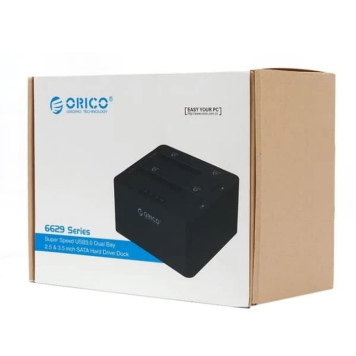 ORICO 6629 - 2BAY HDD/SSD DOCKING - USB 3.0 - CLONE FUNCTION