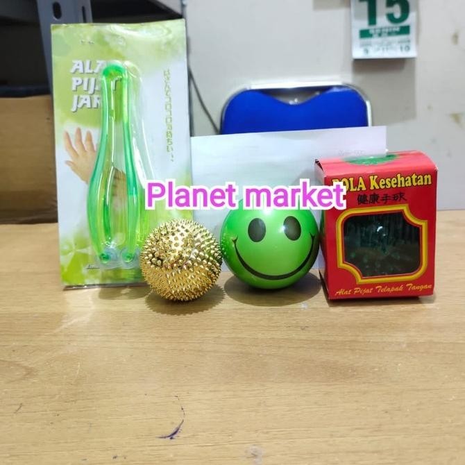 Bola Terapi Tangan, Latihan Tangan Stroke Ringan Sepaket 4 Item Terapi Chawee8