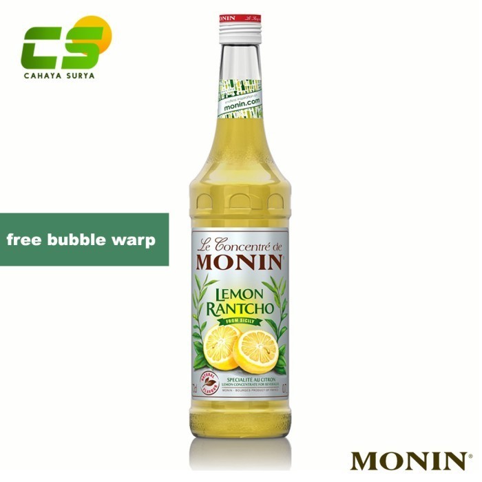 

Monin Syrup/Sirup - Lemon Rantcho Syrup 700 Ml