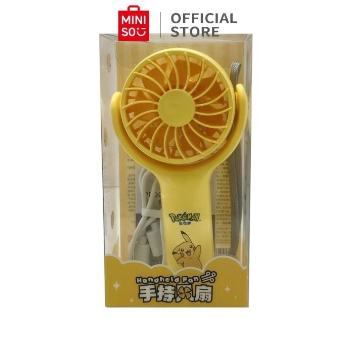 MINISO Pokmon Kipas Kecil Pikachu Kipas Angin Portable Mini Hand Fan