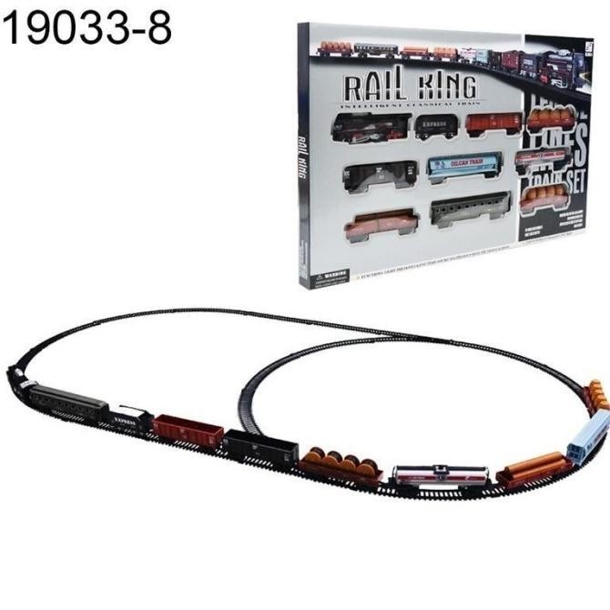Mainan Miniatur Kereta Api Rail King Jumbo Berwesel 112 cm 19033-8