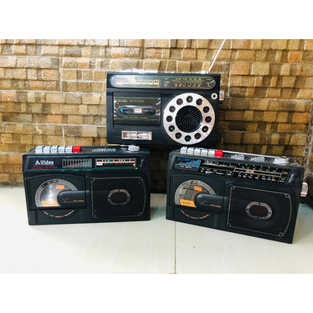 CUCI GUDANG RADIO MINI COMPO AM/FM/SW KASET PITA JADUL RADIO JADUL RADIO ANTIK ORI JADUL PEMBUATAN