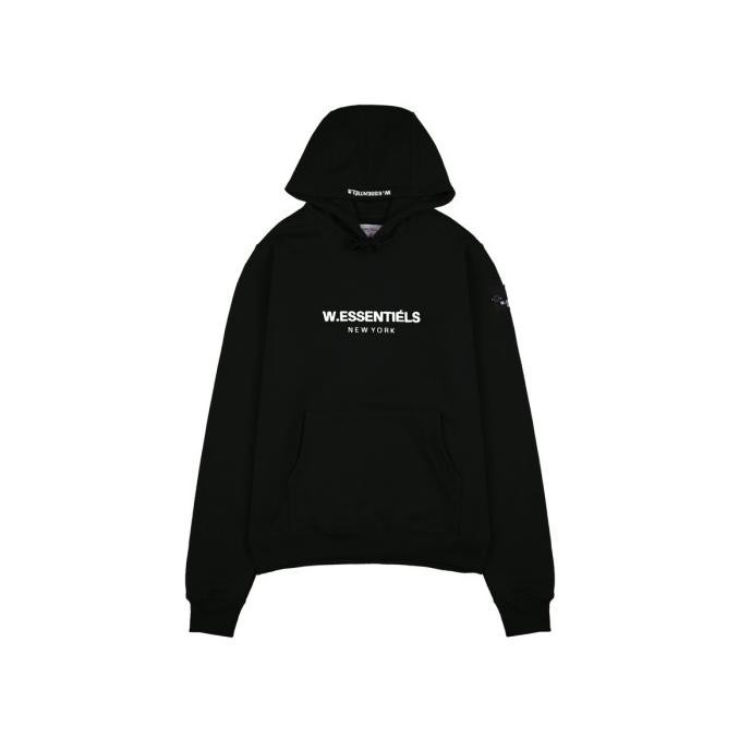 W.Essentiels Jaket Ecume Oversize Hoodie Noir Black Essentiels