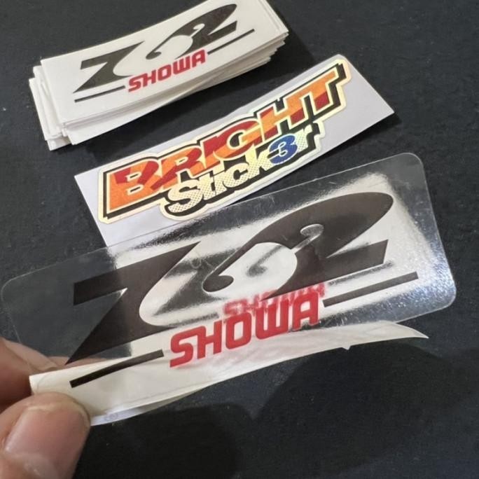 Sticker Stiker Shock Z62 Showa Transparan