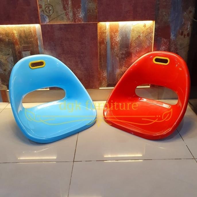 Ready Stok - Kursi Bangku Lesehan Pengajian Meditasi Belajar Anak Sandar Plastik