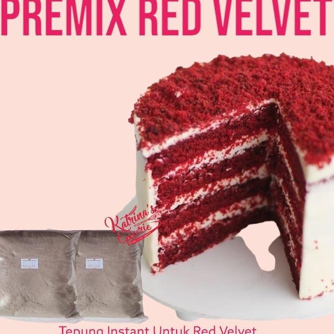 

tepung premix red velvet cake