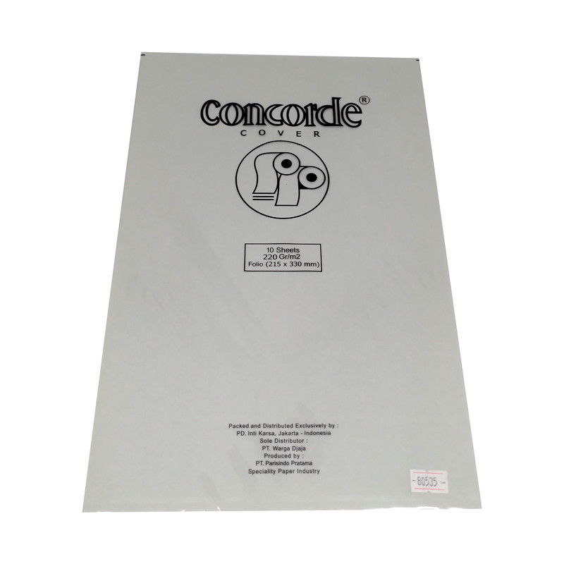 

Concorde Cover F4 - Kertas Copy Warna Grey