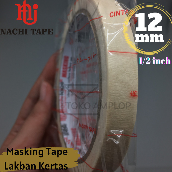 

MASKING TAPE/ISOLASI KERTAS NACHI 24MM X 20YARD